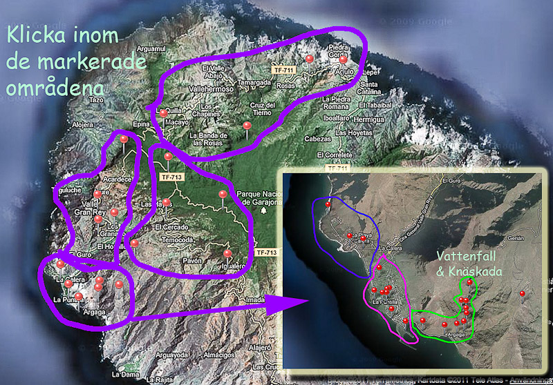 Click map La Gomera