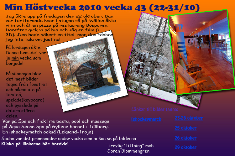 Höstvecka front